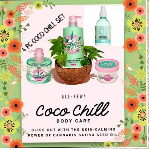 PINK Victoria's Secret Other - 🌿4 PC VS PINK COCO CHILL BUNDLE🔥